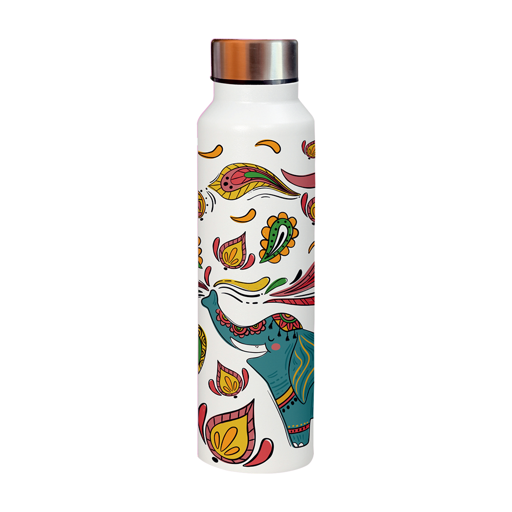 Powder Coated Stainless Steel Water Bottles - Printed