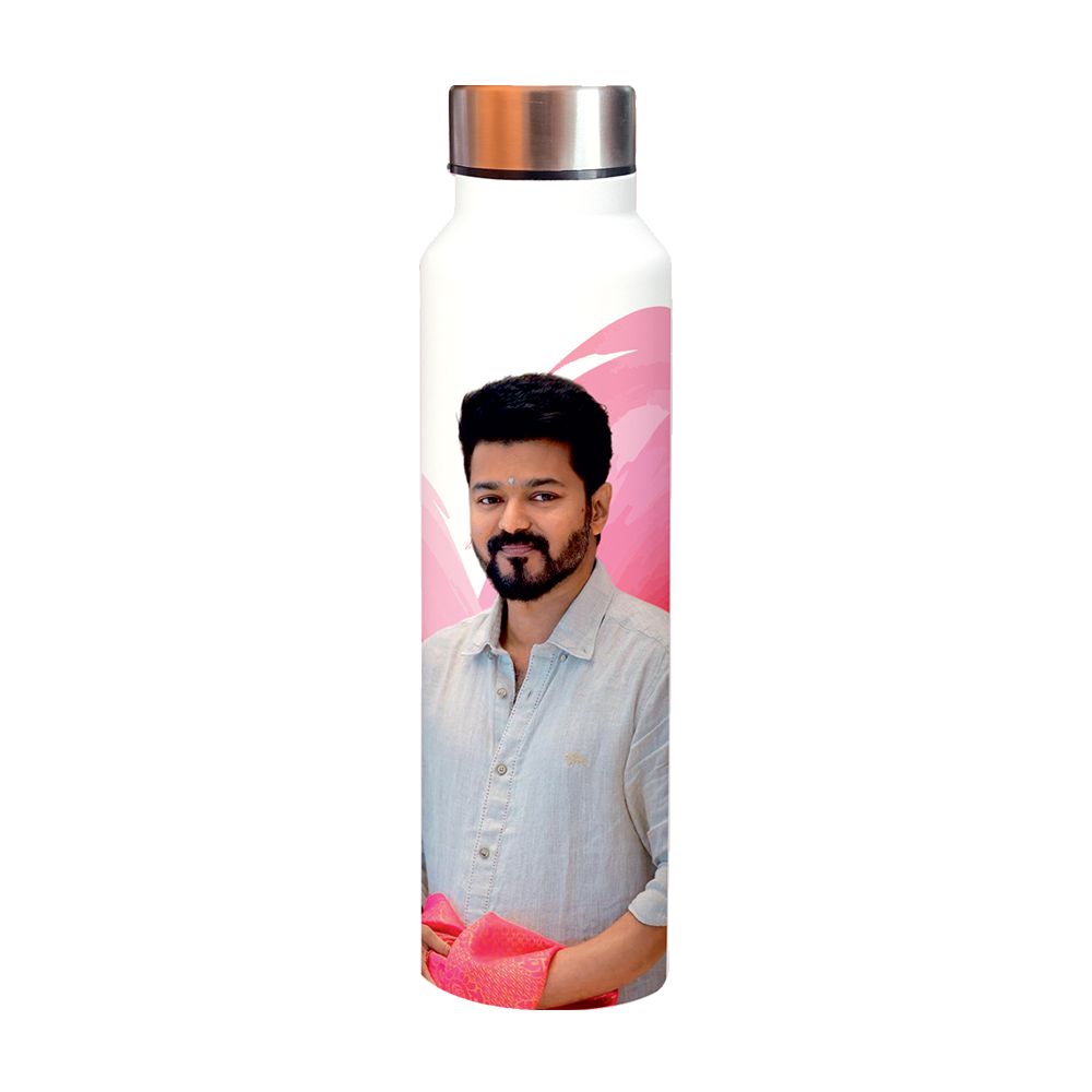 Powder Coated Stainless Steel Water Bottles - Printed